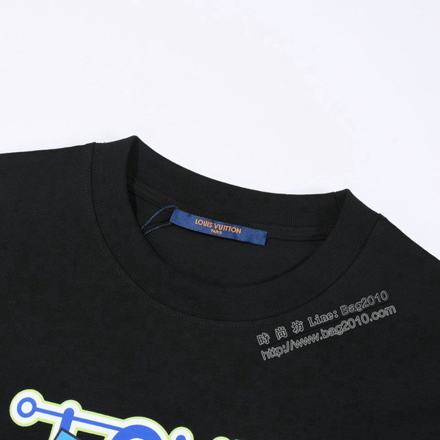 Louisvuitton路易威登Lv專門店2023FW新款印花T恤 男女同款 tzy3051